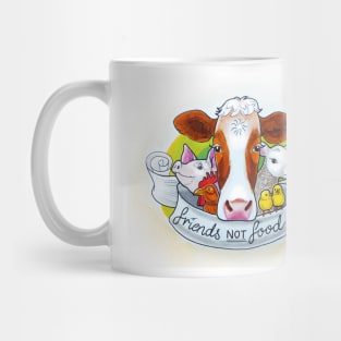 Friends Not Food Mug